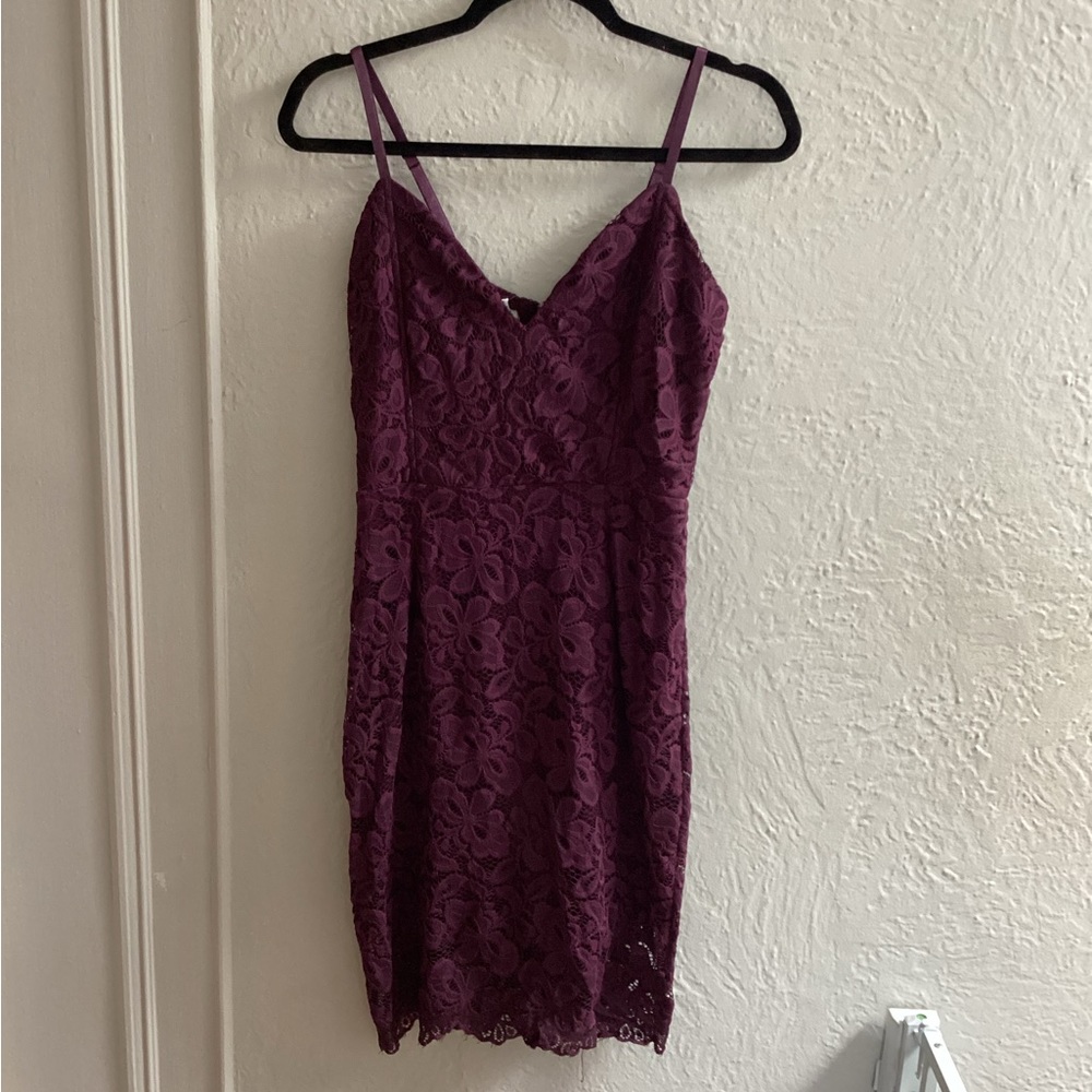 Brand new lace body on cocktail dress